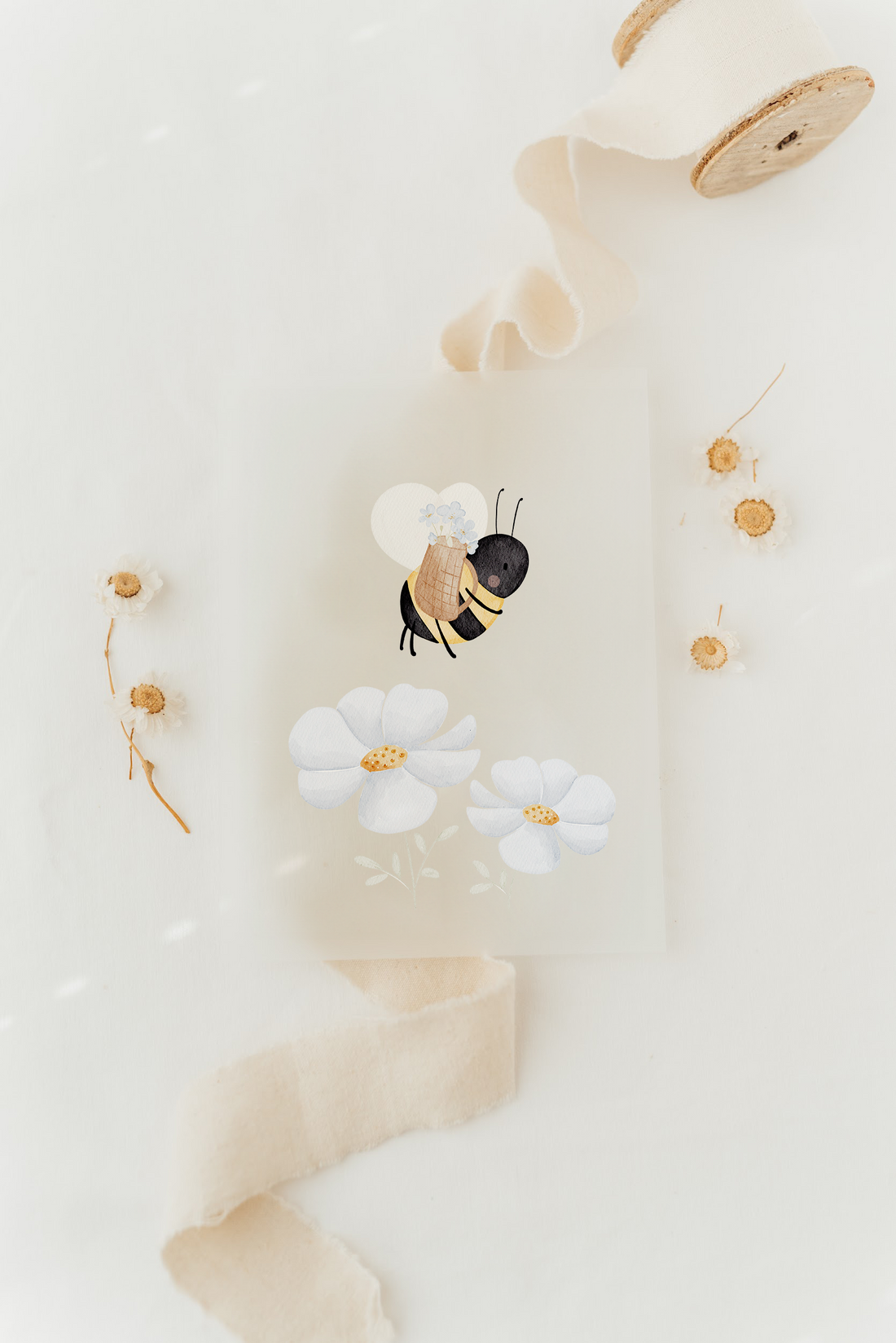 Hej Hanni Bügelbild Biene Rucksack