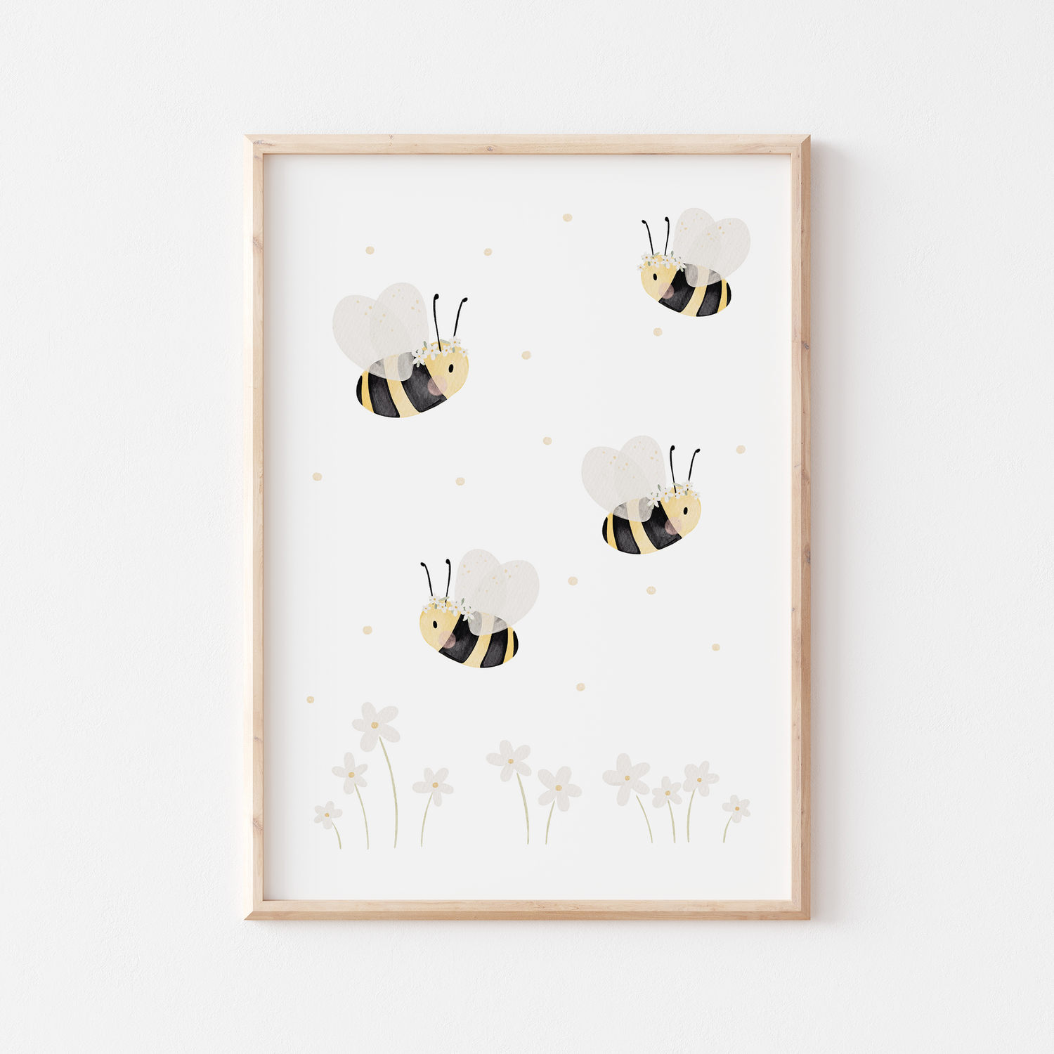 Posterset Bienen, Dachs &amp; Bär A4