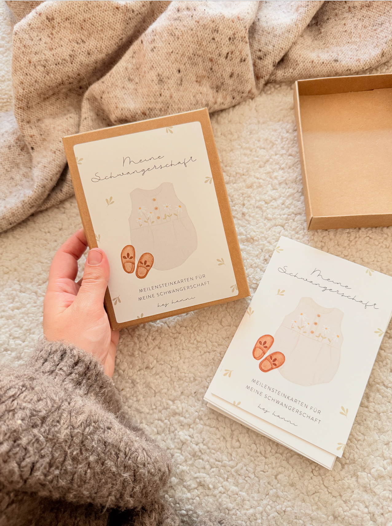 Hej Hanni Meilensteinkarten Schwangerschaft
