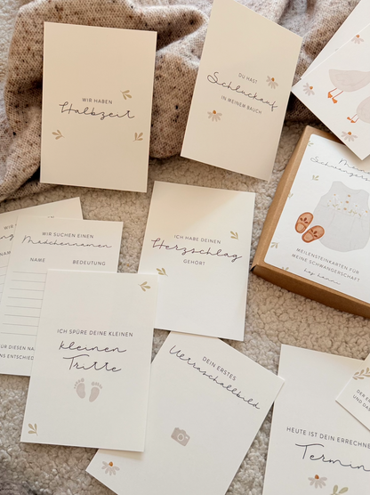 Hej Hanni Meilensteinkarten Schwangerschaft