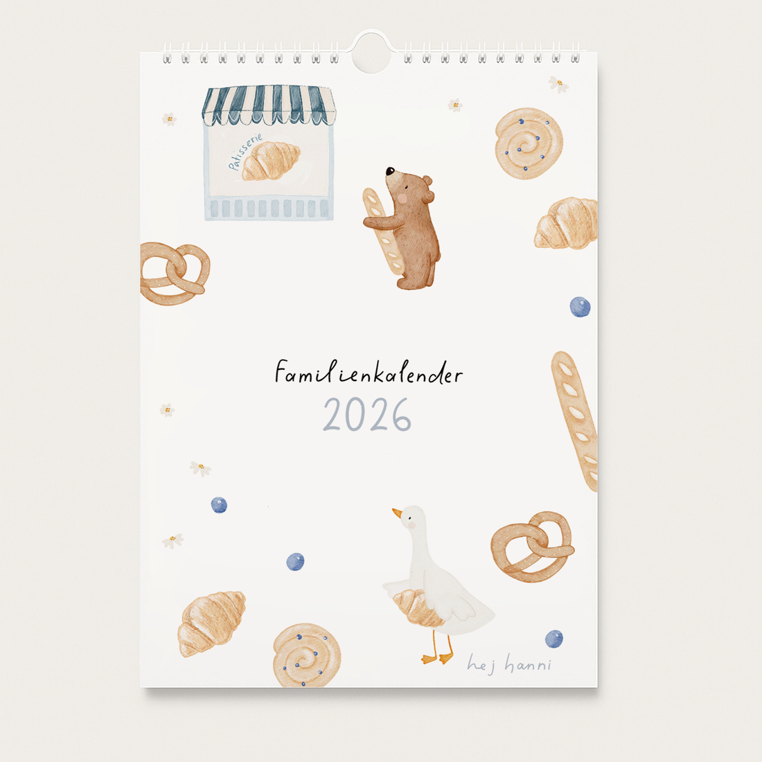 Hej Hanni Familienkalender 2026