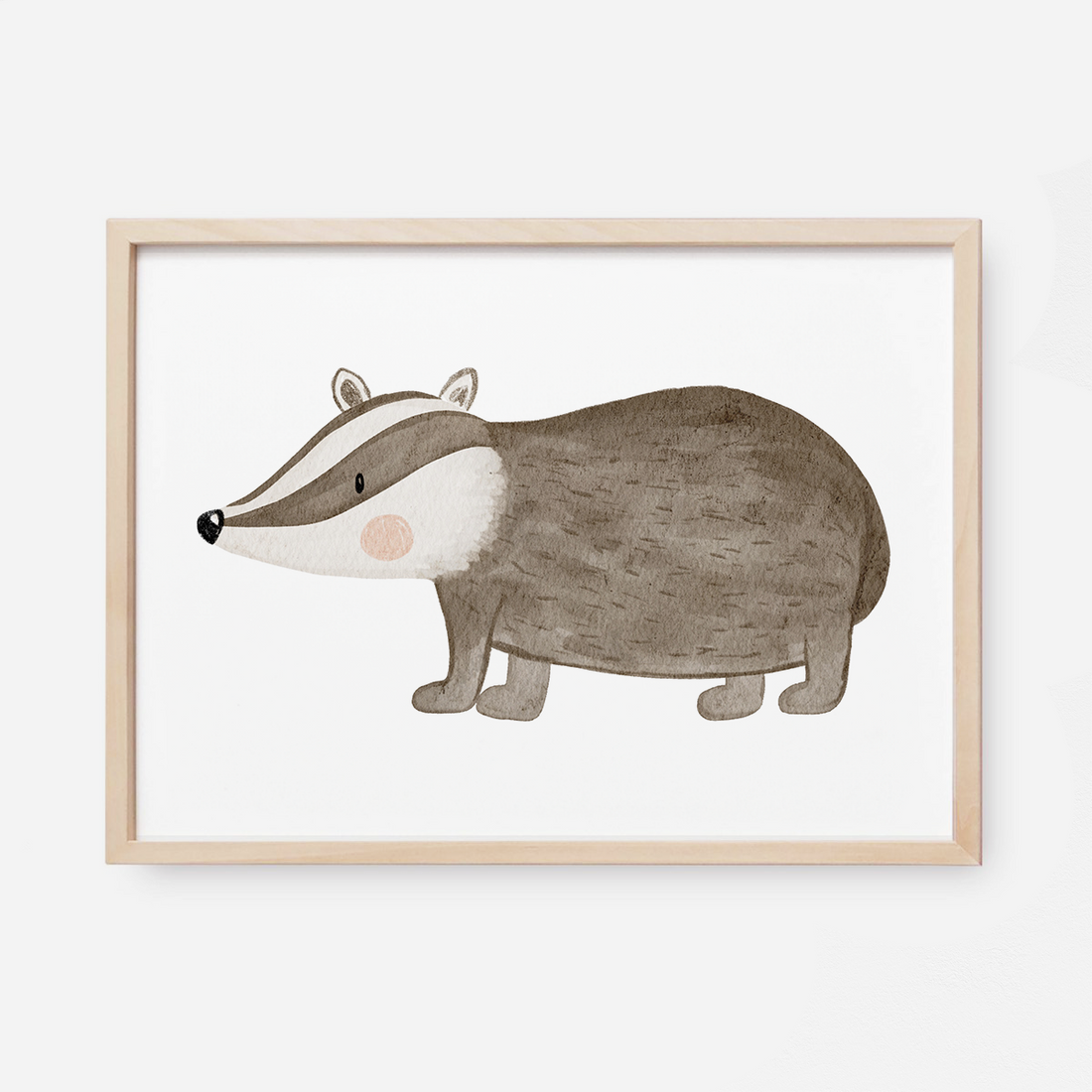 Kinderposter Dachs
