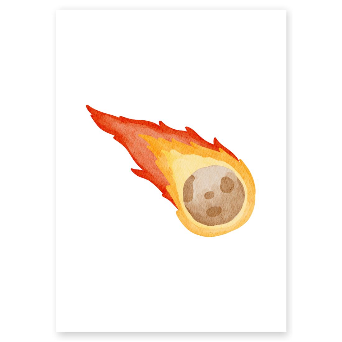 Kinderposter Dinosaurier - Meteorit