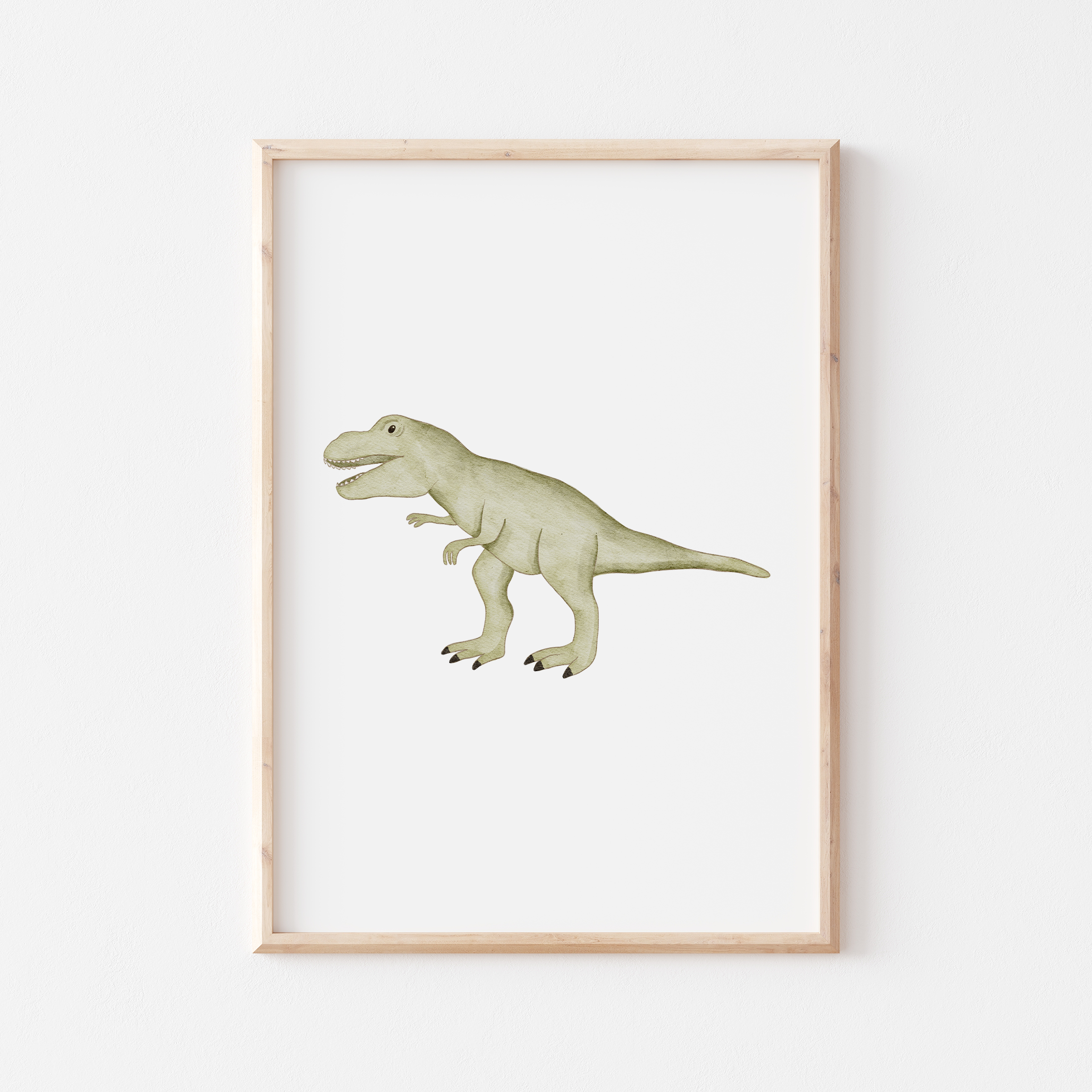 Poster Dinosaurier T-Rex A4