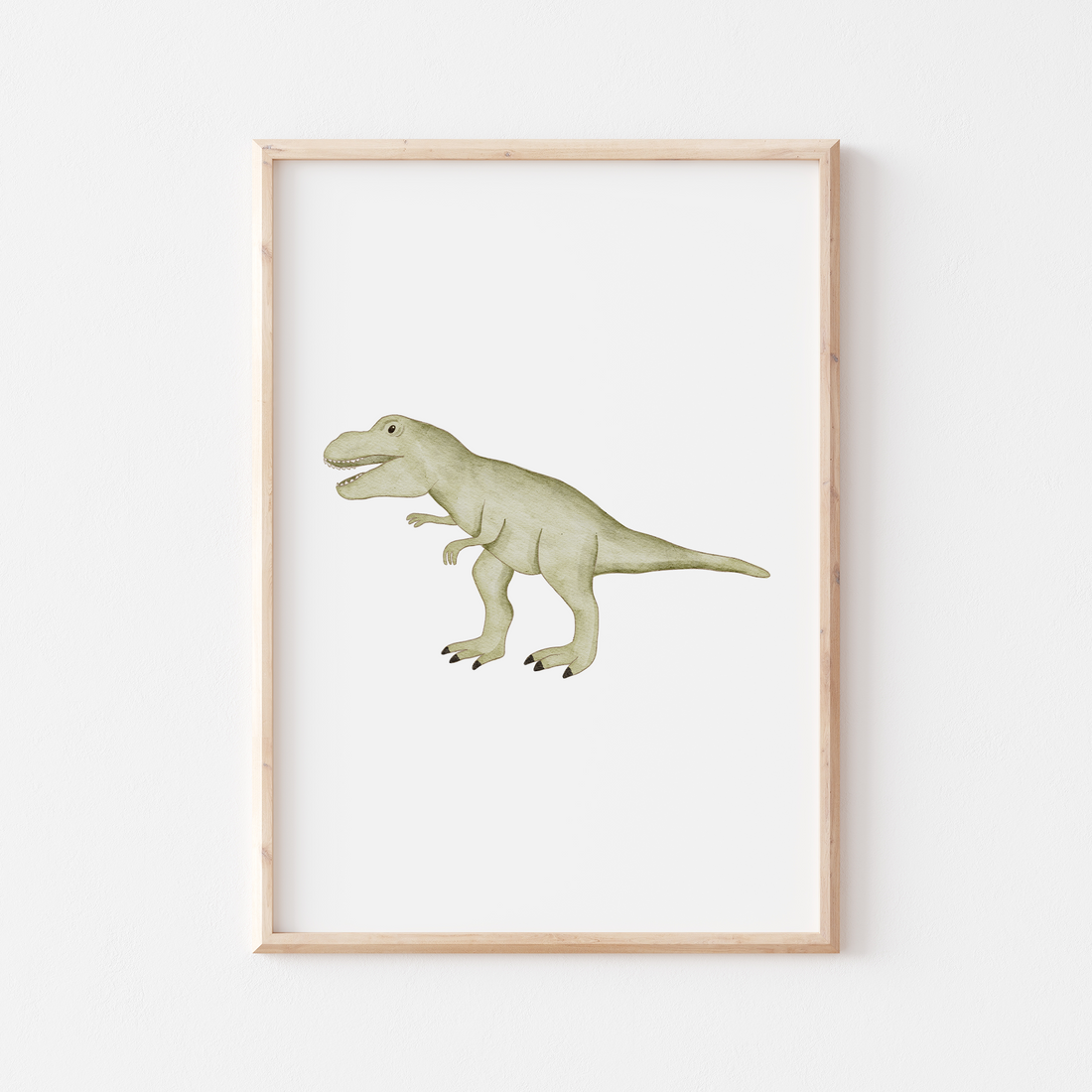 Hej Hanni Poster Dinosaurier T-Rex A4