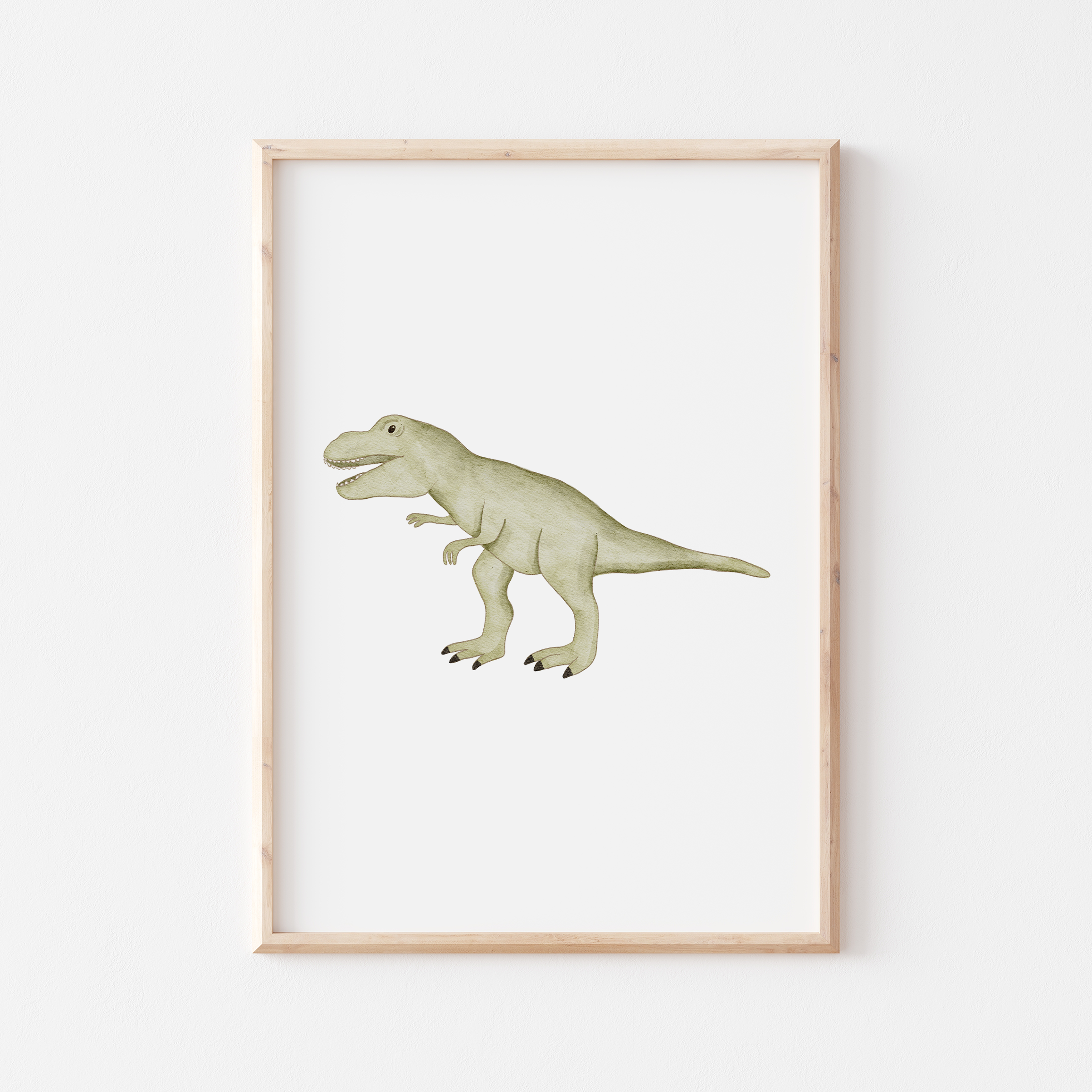 Hej Hanni Poster Dinosaurier A4