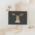 Weihnachtskarte Elch