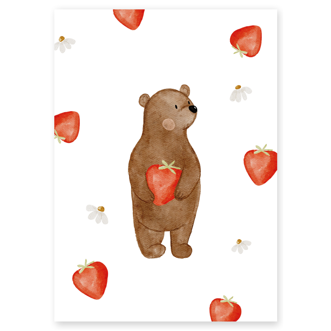 Kinderposter Erdbär