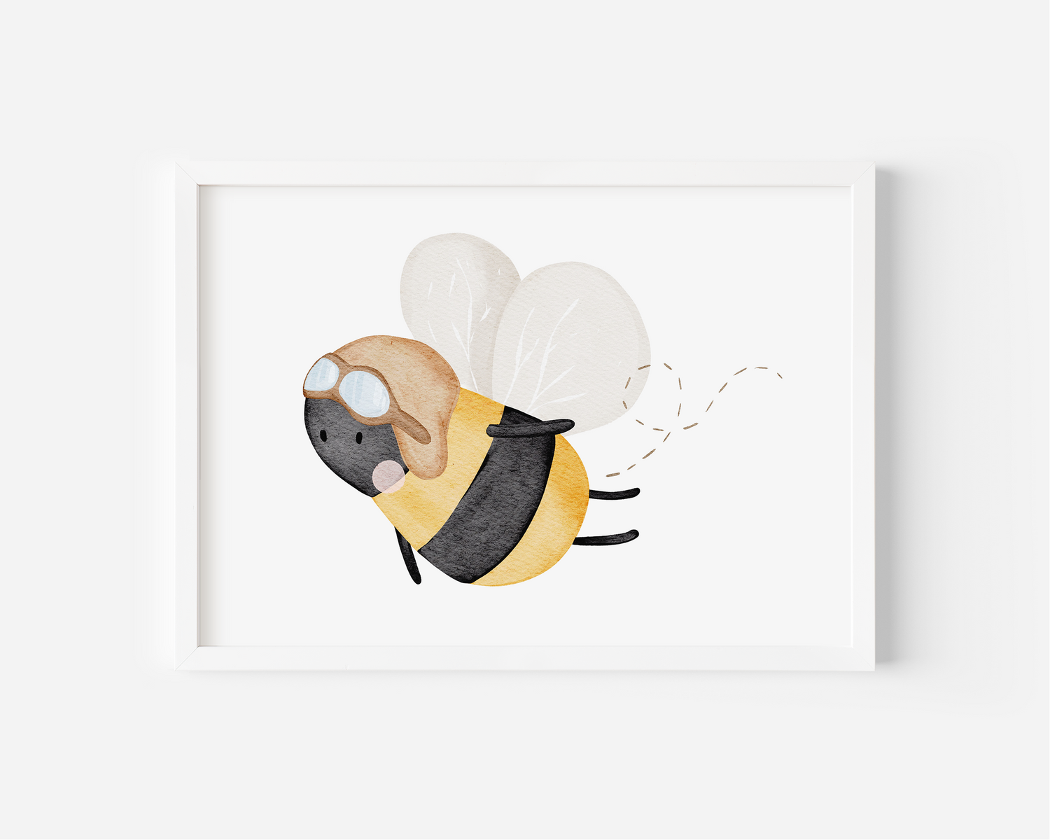 Kinderposter Fliegerbiene