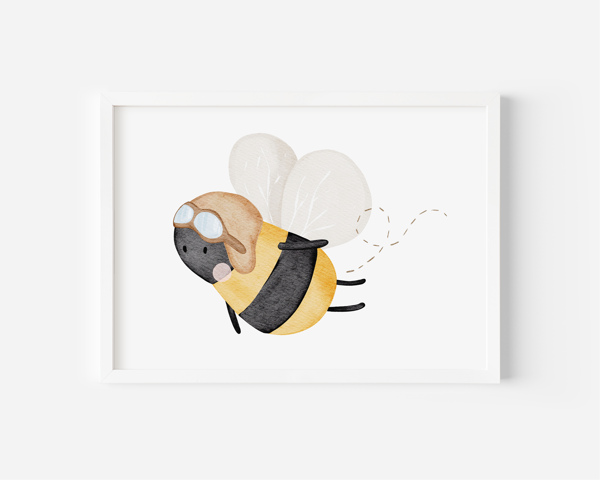 Kinderposter Fliegerbiene
