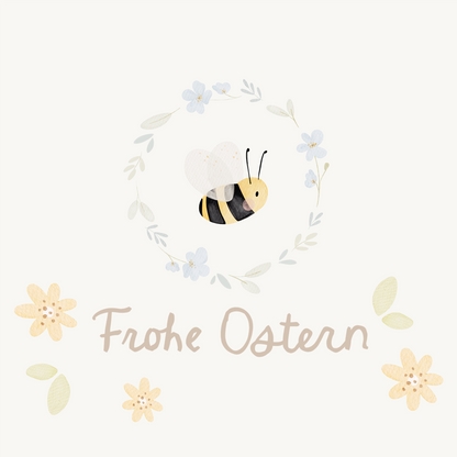 Hej Hanni Bügelbild Frühling Frohe Ostern