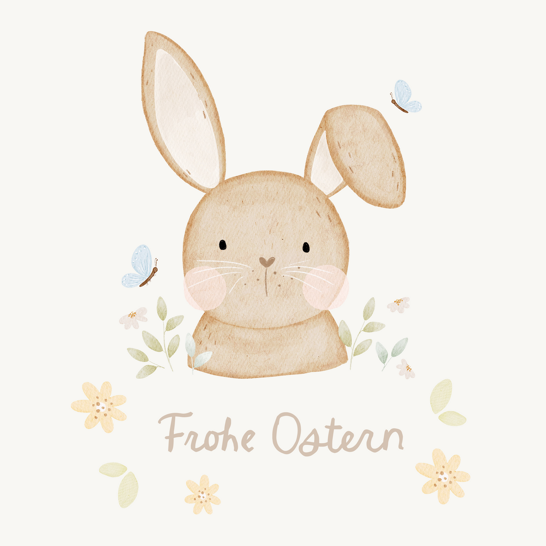 Hej Hanni Bügelbild Frühling Frohe Ostern