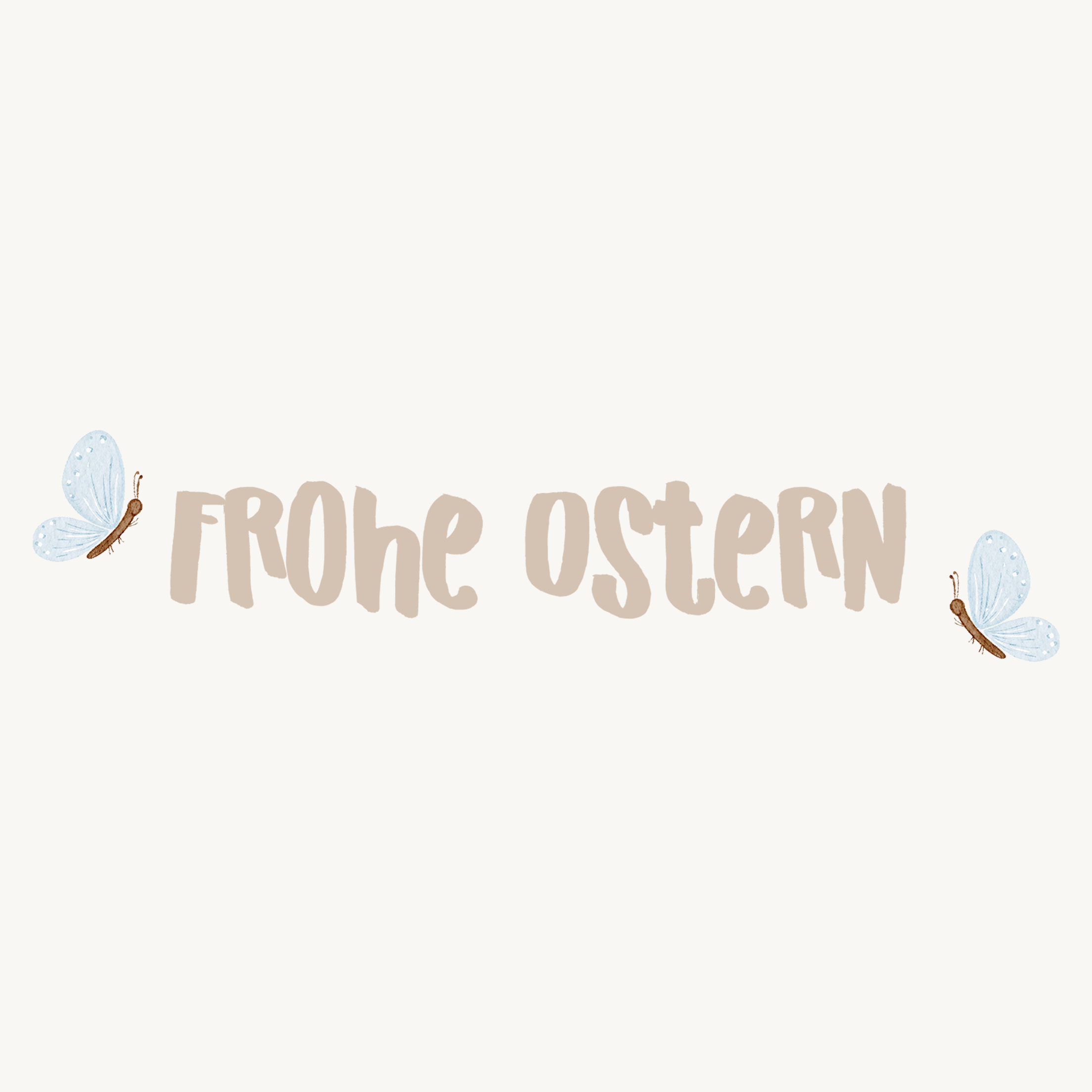 Hej Hanni Bügelbild Frühling Frohe Ostern