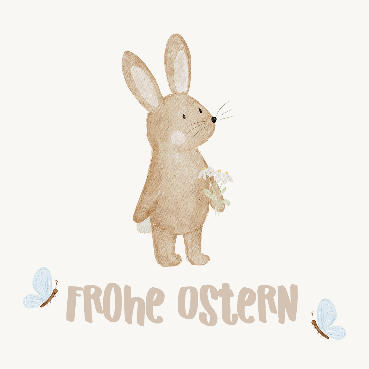 Hej Hanni Bügelbild Frühling Frohe Ostern