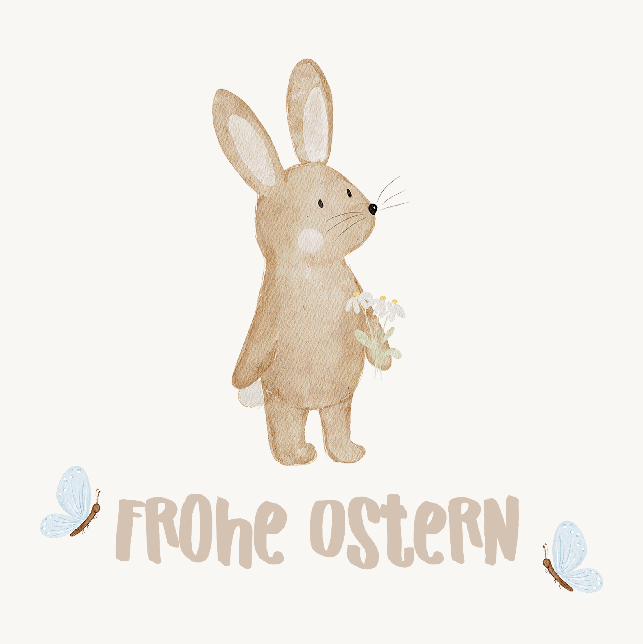 Hej Hanni Bügelbild Frühling Frohe Ostern