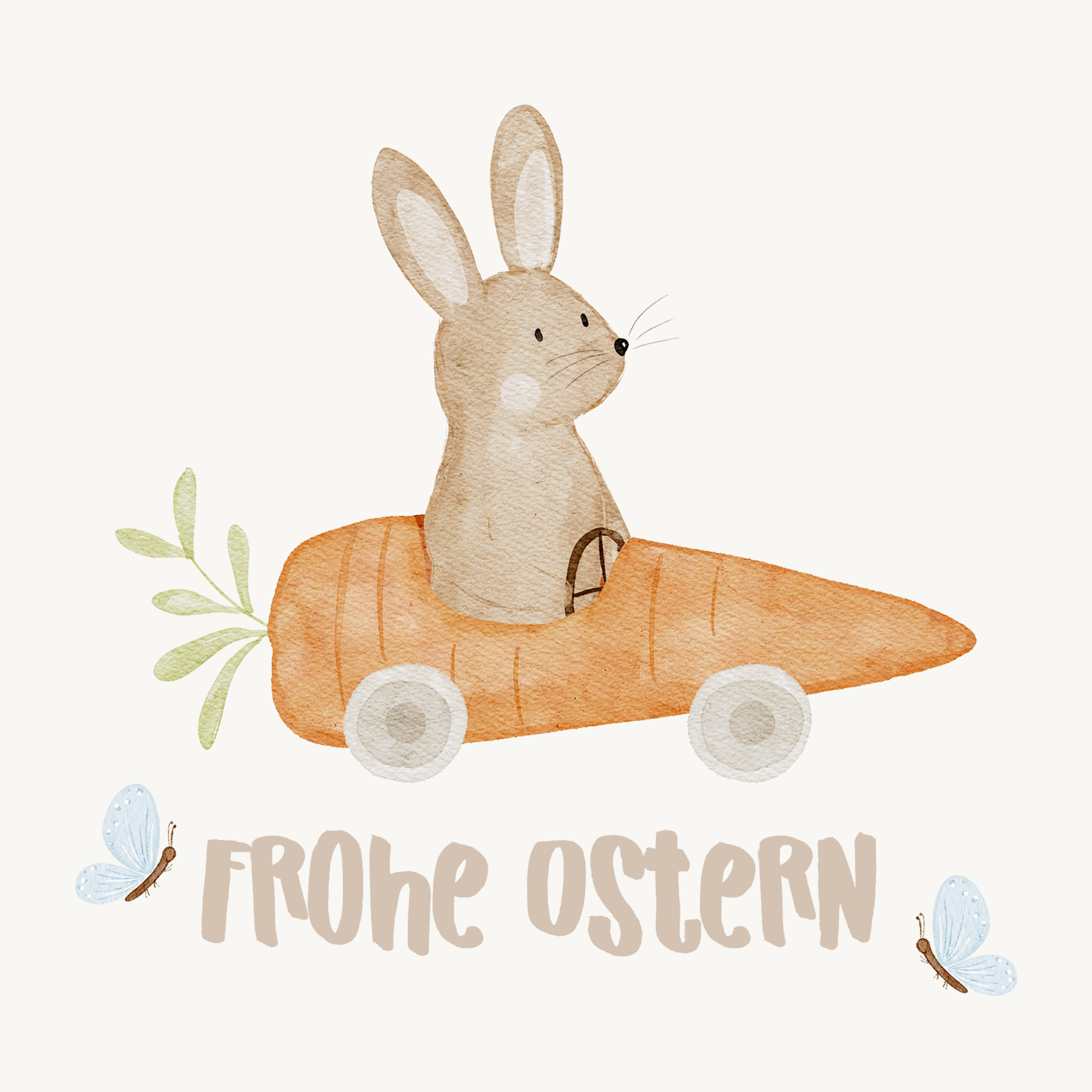 Hej Hanni Bügelbild Frühling Frohe Ostern