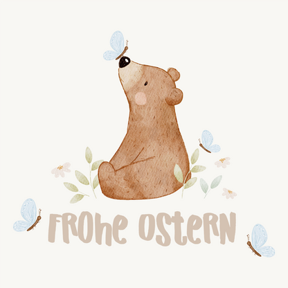 Hej Hanni Bügelbild Frühling Frohe Ostern