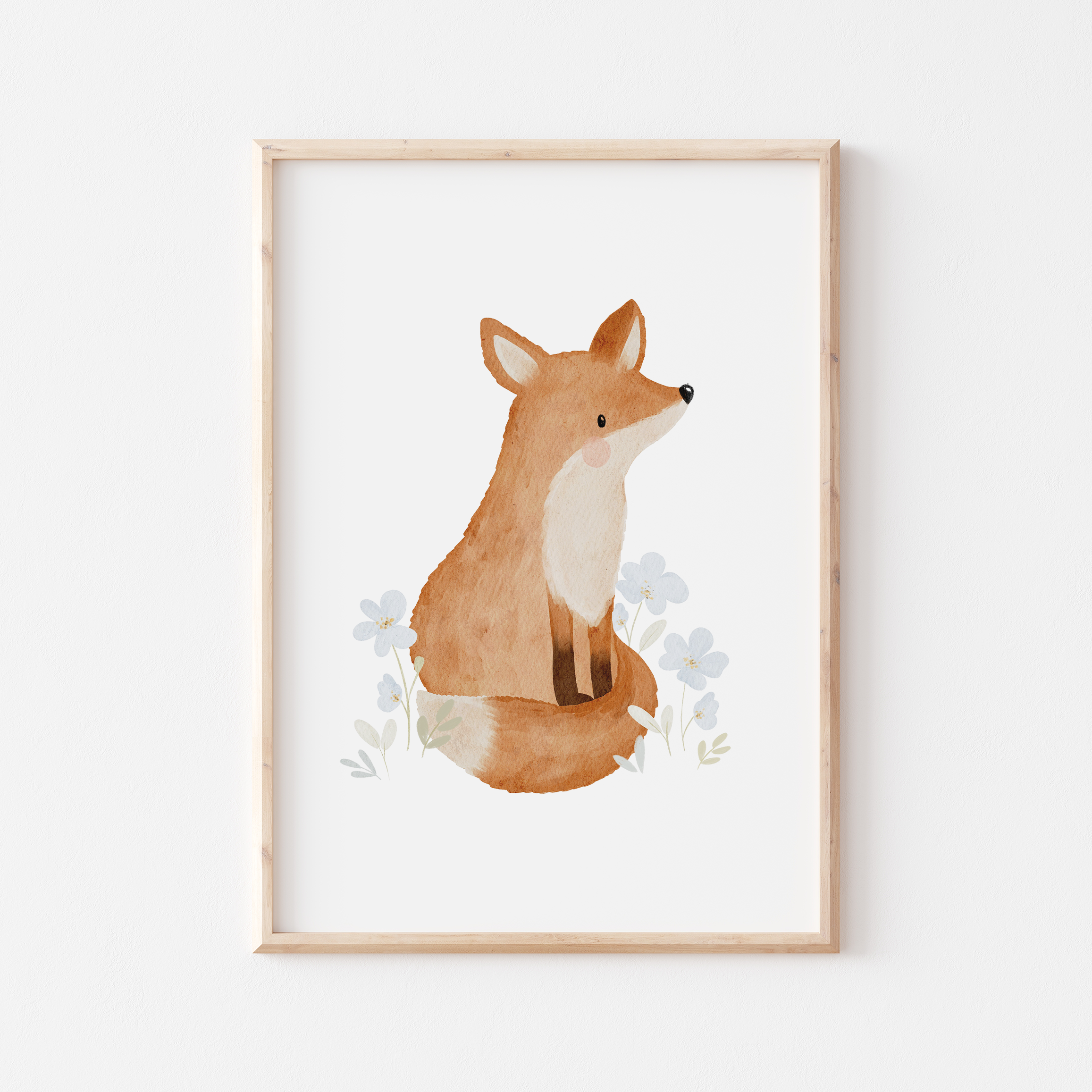 Hej Hanni Posterset Fuchs, Biene & Bär A4
