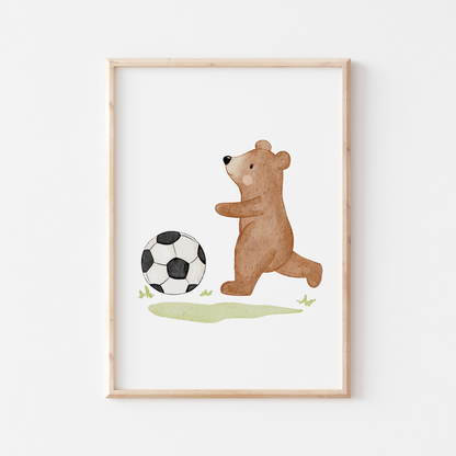 Poster Fußball A4