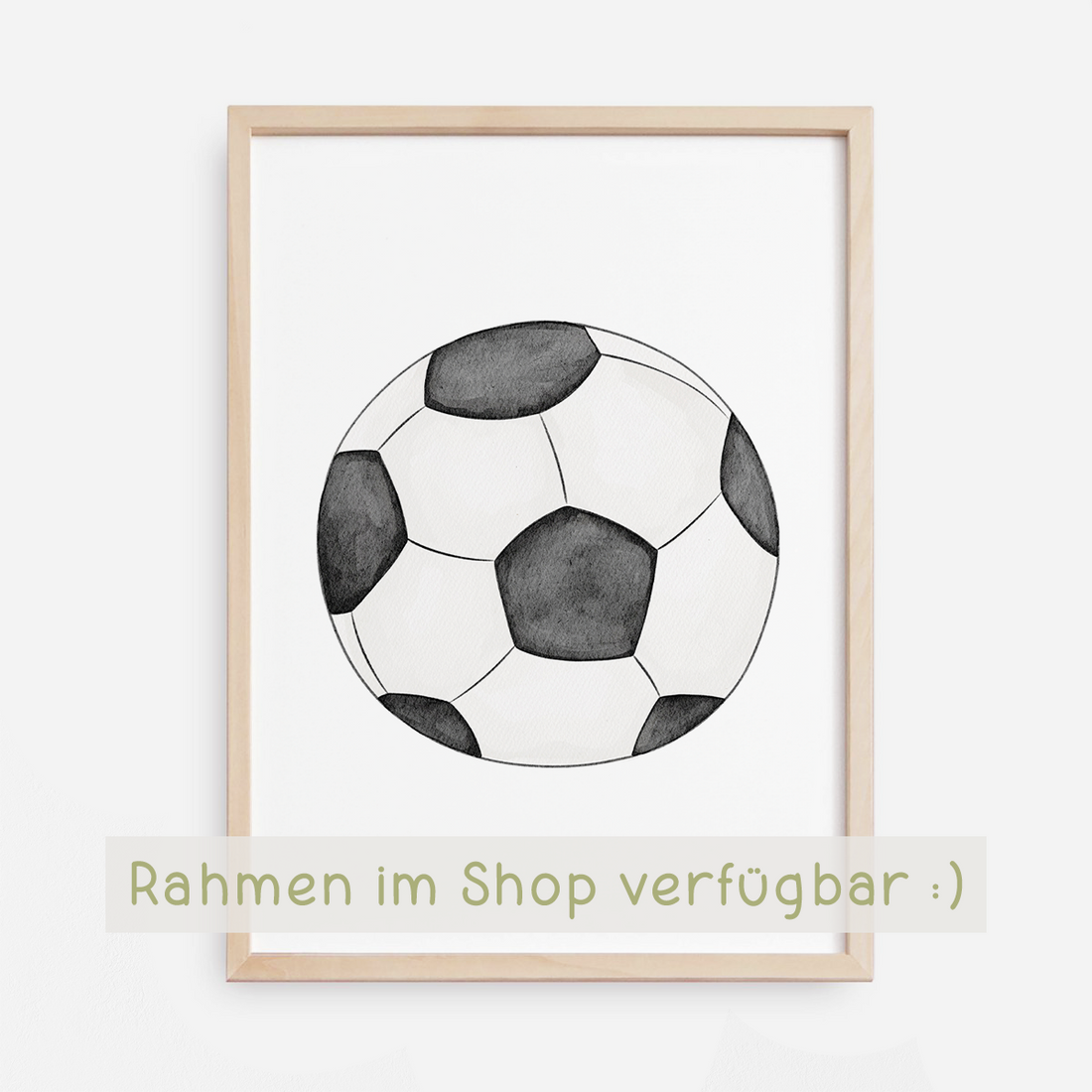 Hej Hanni Posterset Fußballbär A4