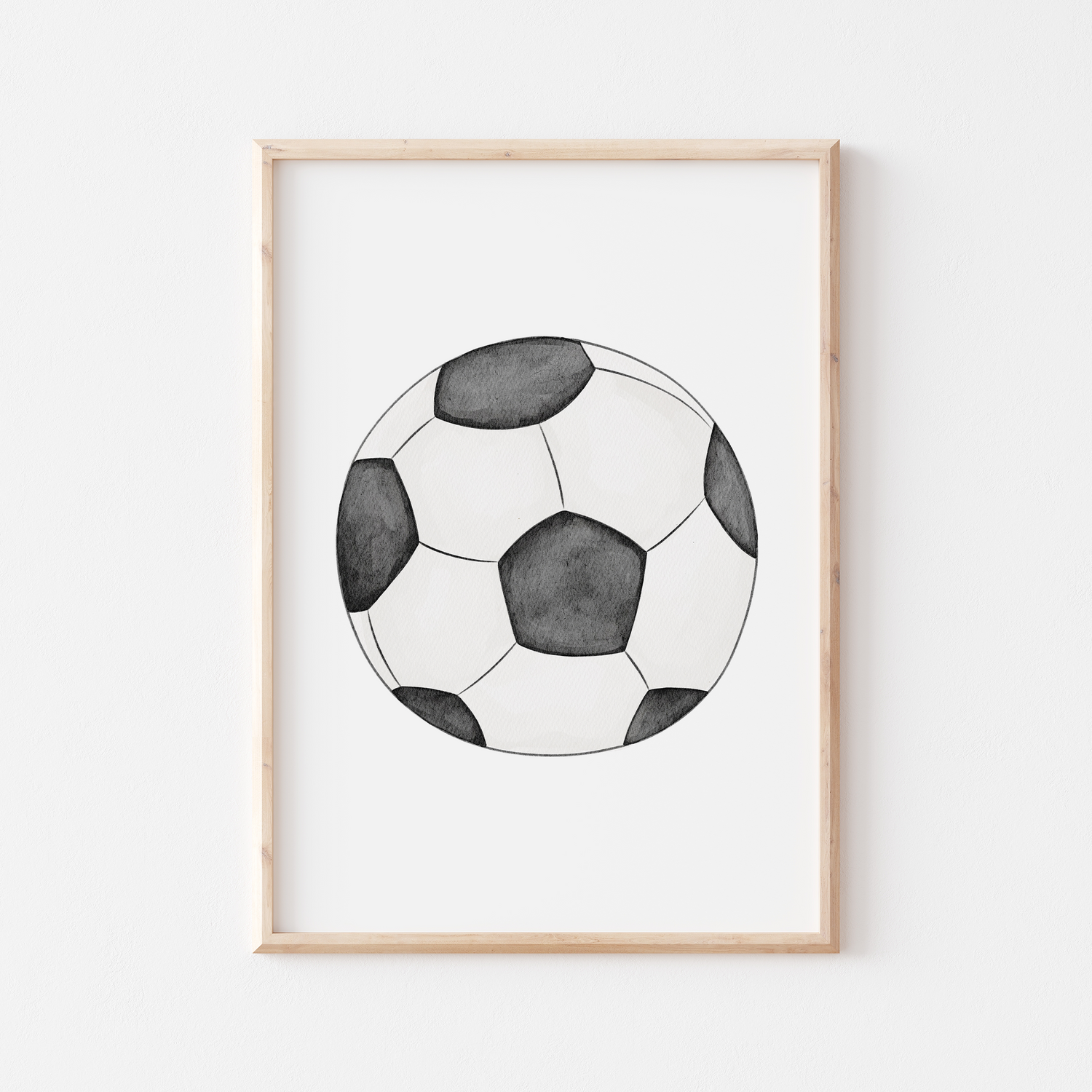 Poster Fußball A4