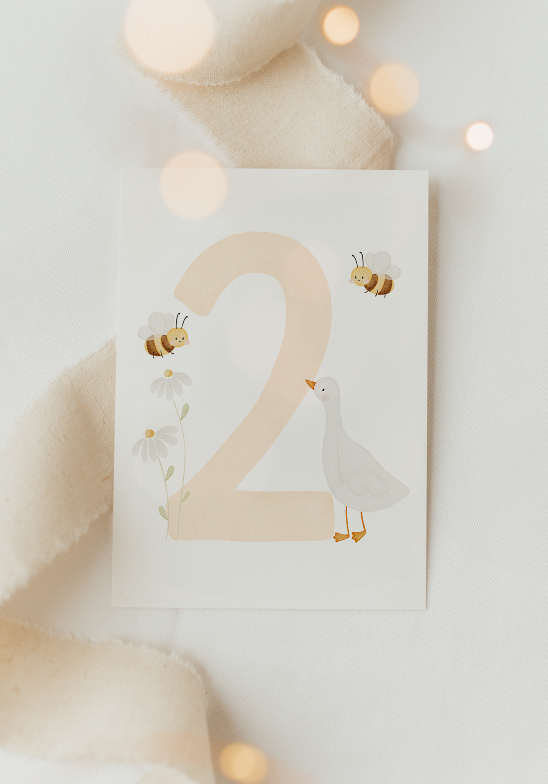 Hej Hanni Postkarte Geburtstag Gans Zahl