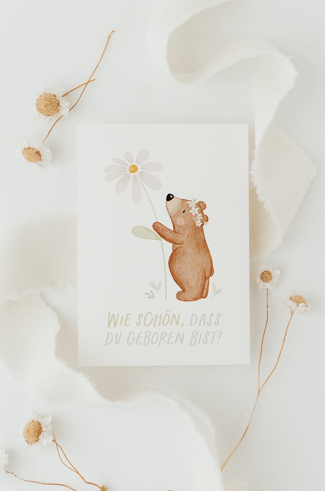 Hej Hanni Postkarte Geburtstag Kleiner Bär