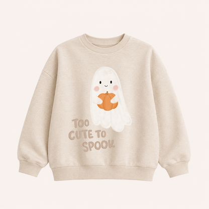 Großes Bügelbild Gespenst too cute to spook