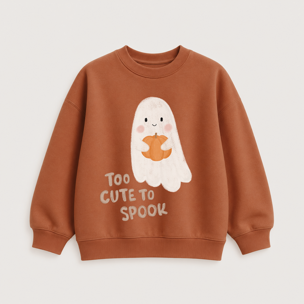 Großes Bügelbild Gespenst too cute to spook