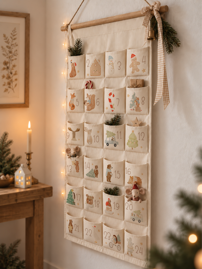 24 Bügelbilder für den Adventskalender