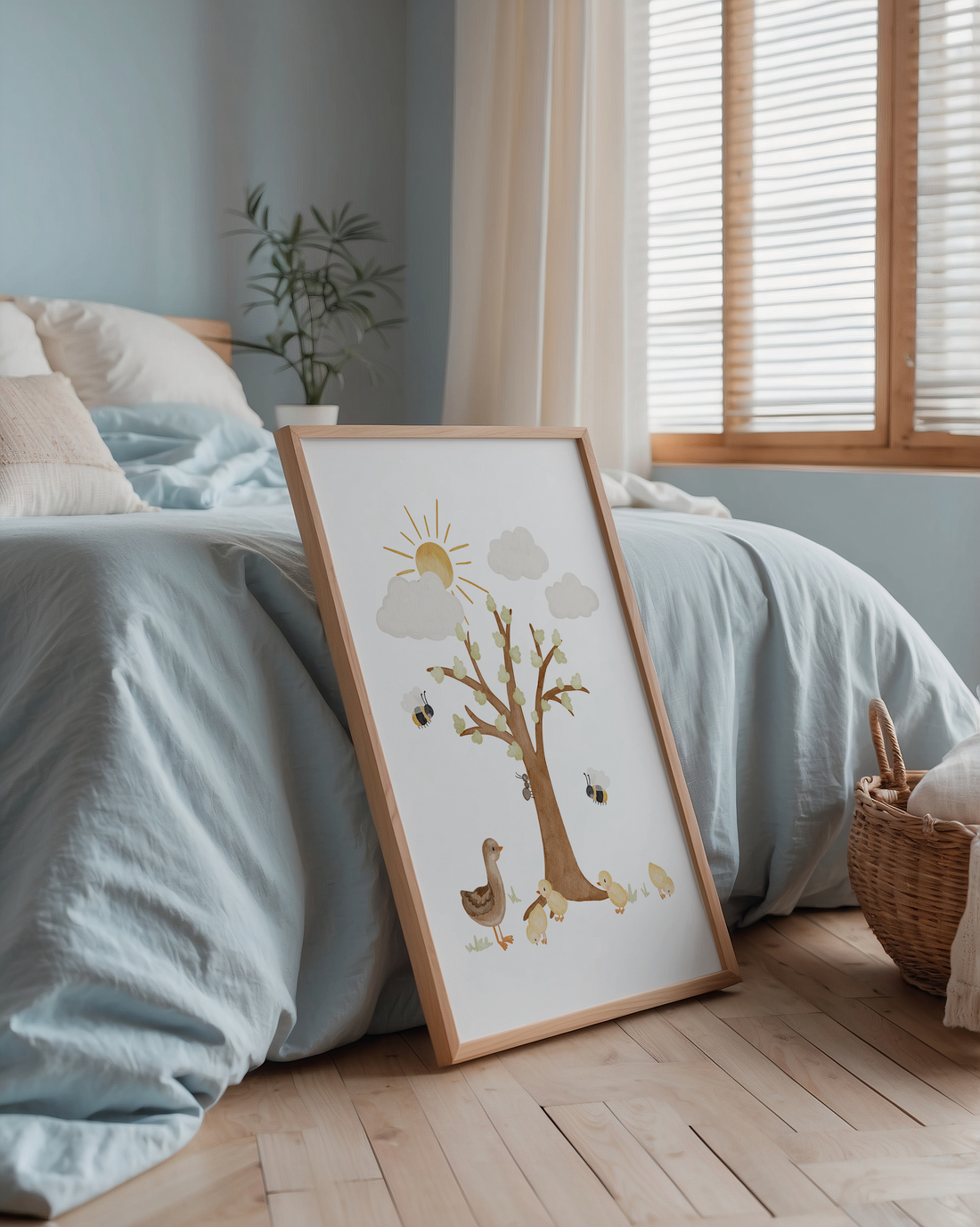 Kinderposter Jahreszeiten Frühling