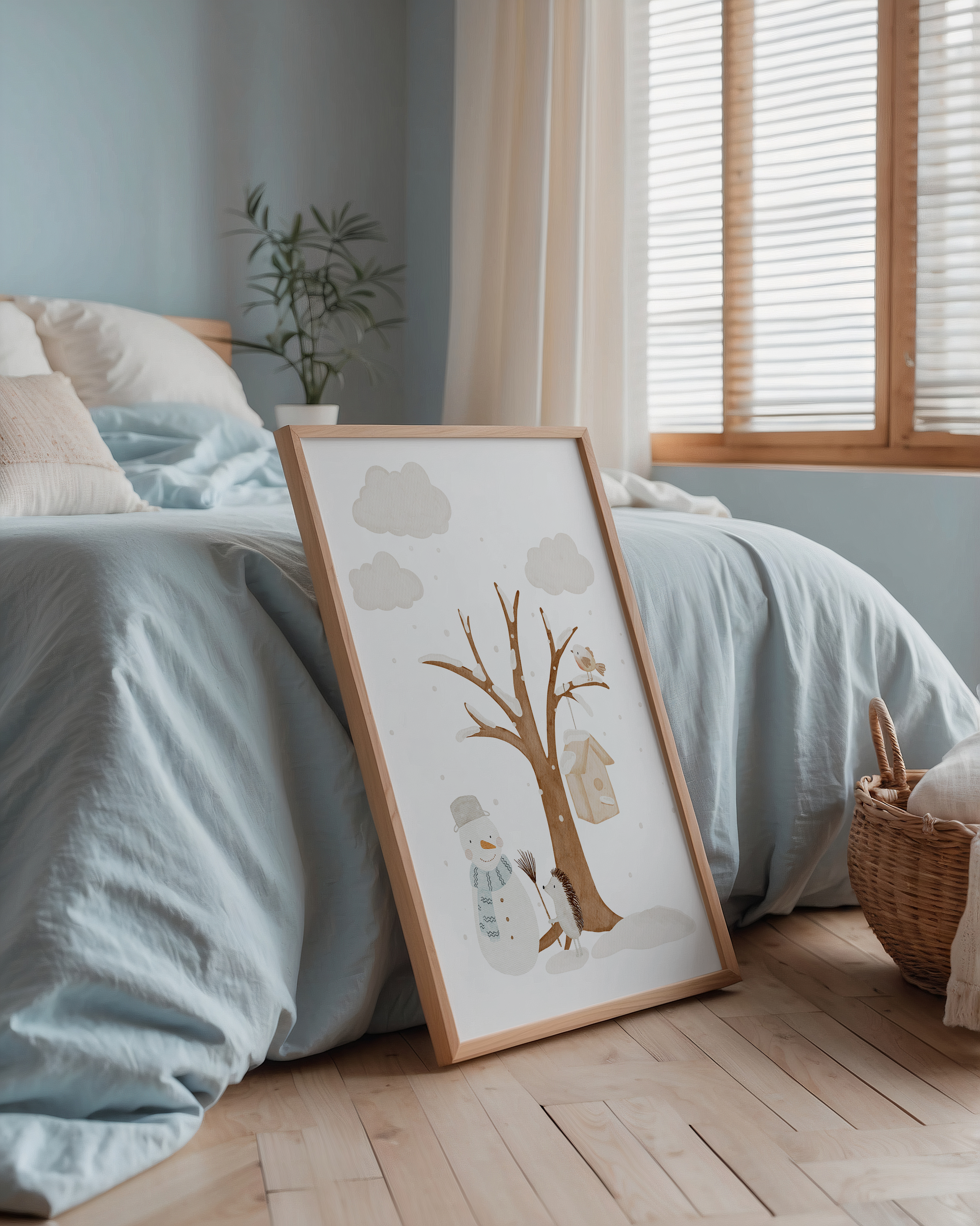 Kinderposter Jahreszeiten Winter