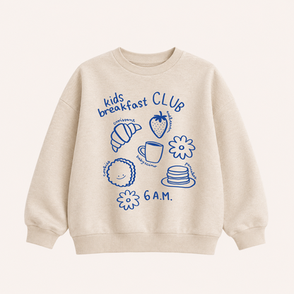 Großes Bügelbild Kids Breakfast Club