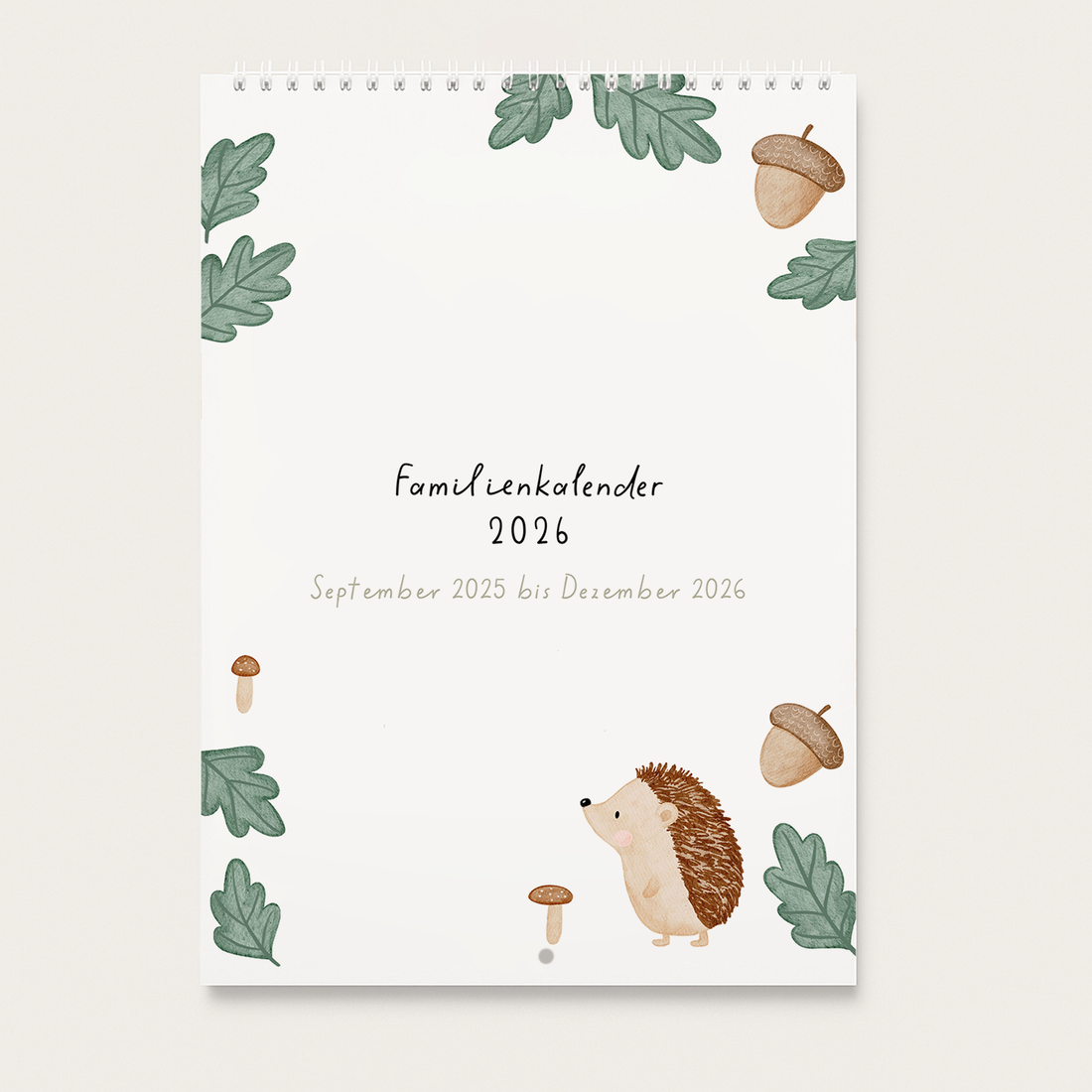 Hej Hanni Familienkalender 2026 LANG