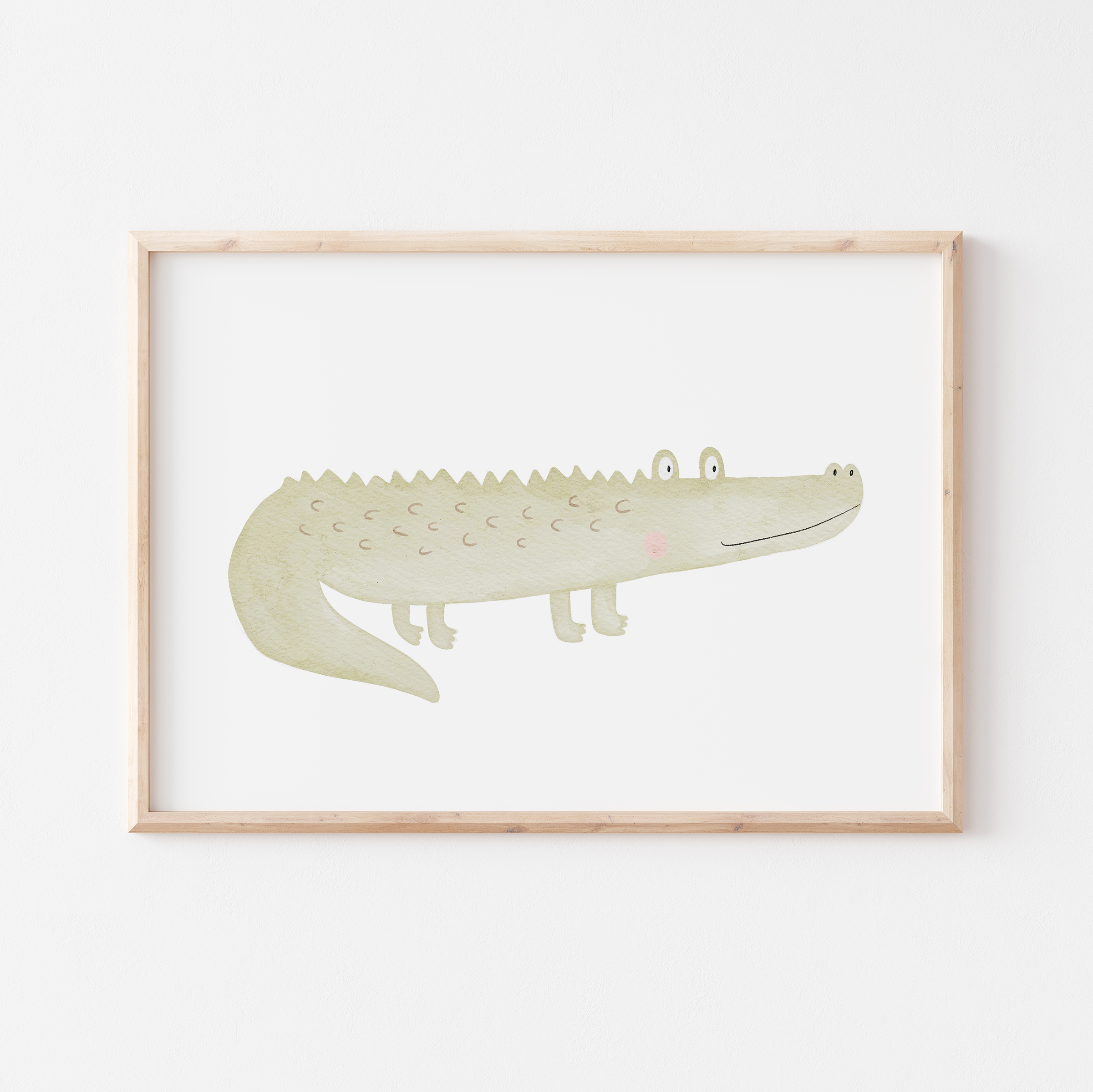 Poster Krokodil A4