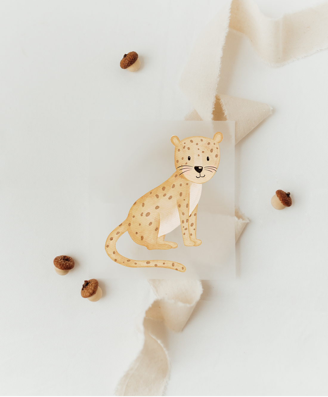 Hej Hanni Bügelbild Gepard