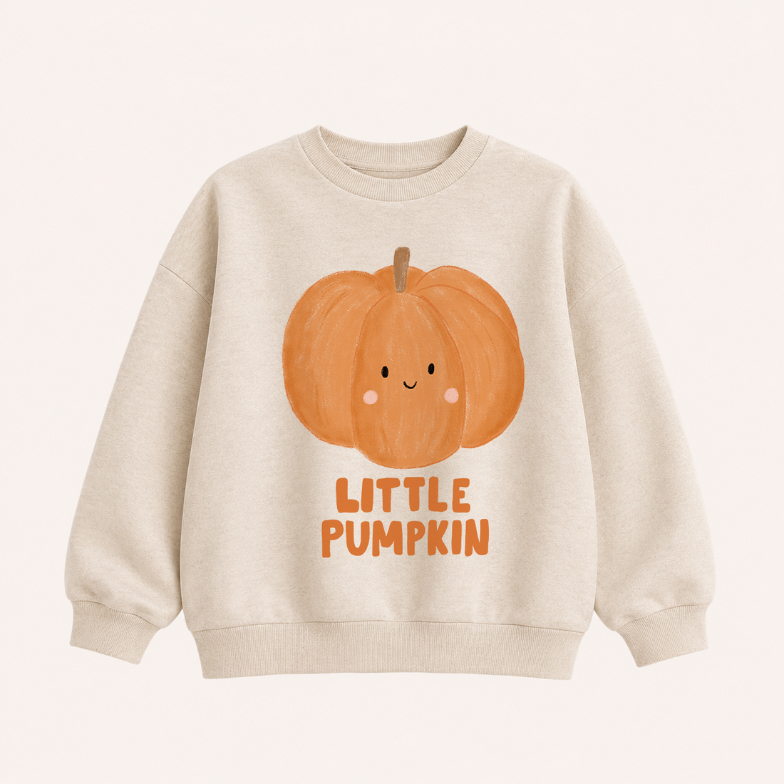 Großes Bügelbild Kürbis little Pumpkin