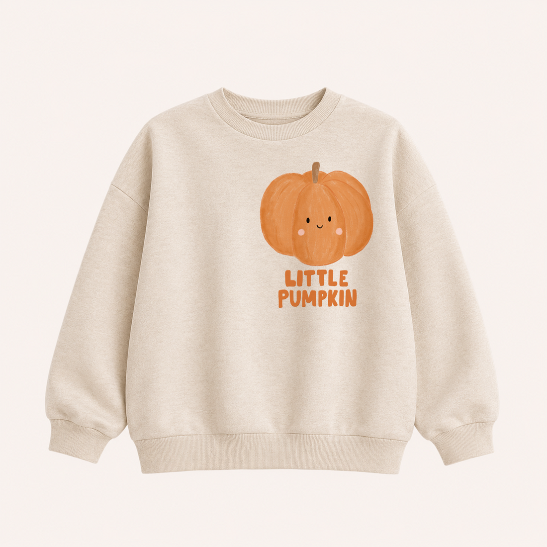 Großes Bügelbild Kürbis little Pumpkin