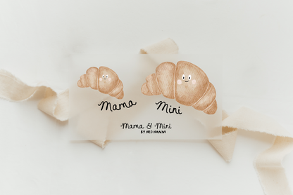 Hej Hanni Bügelbilderset Mama &amp; Mini Croissant