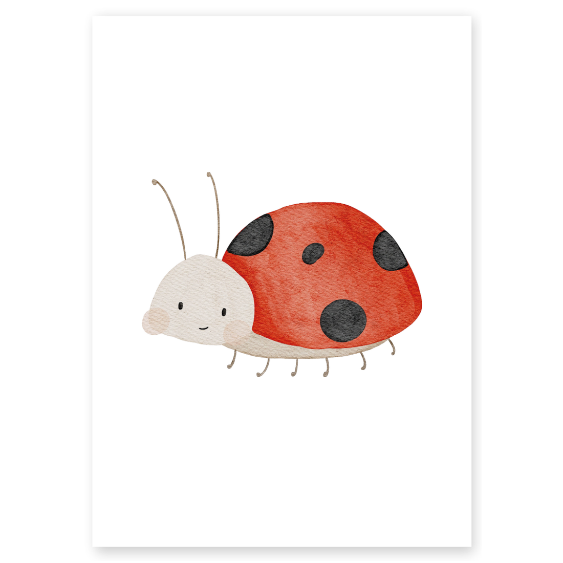 Kinderposter Marienkäfer