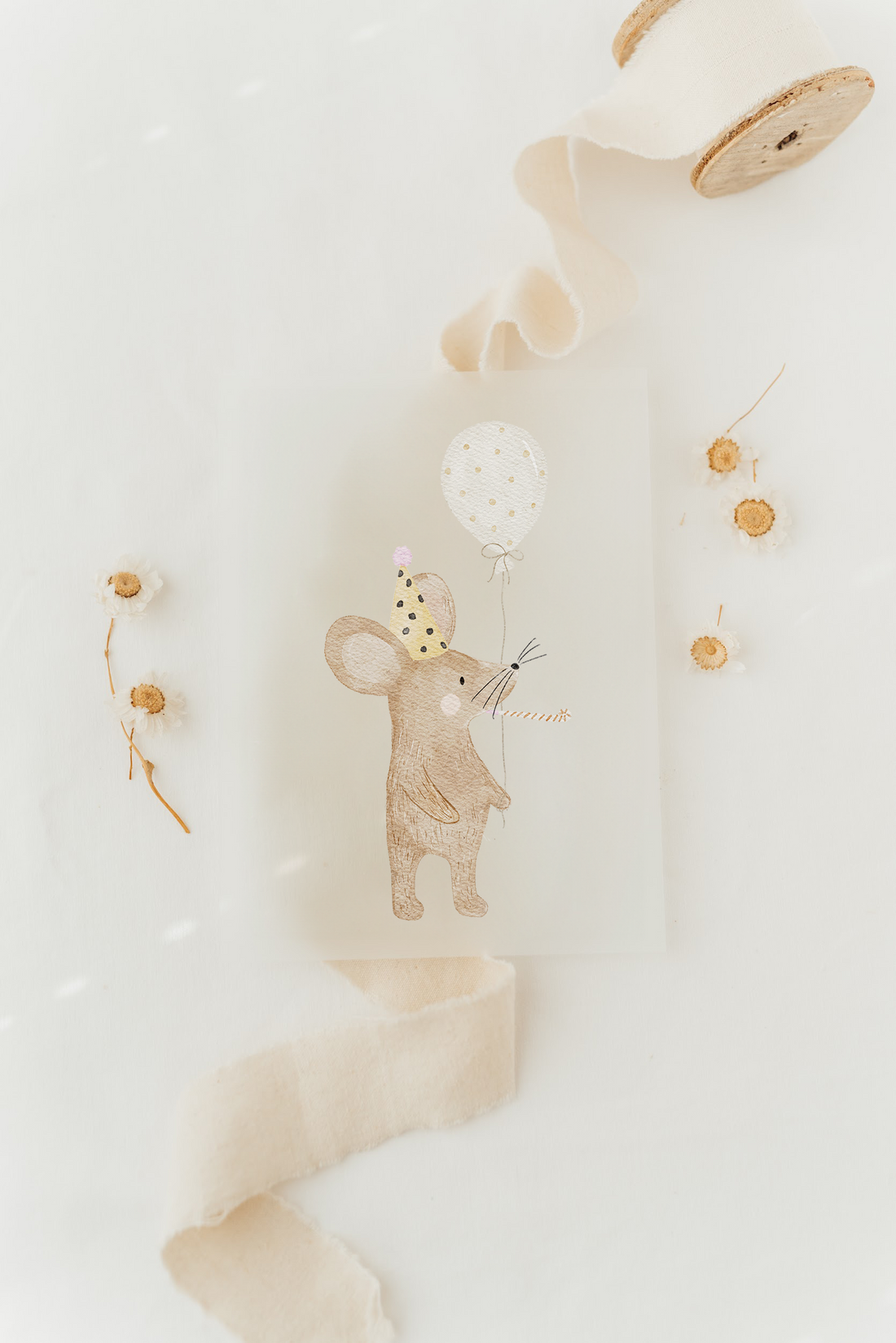 Hej Hanni Bügelbild Maus Geburtstag