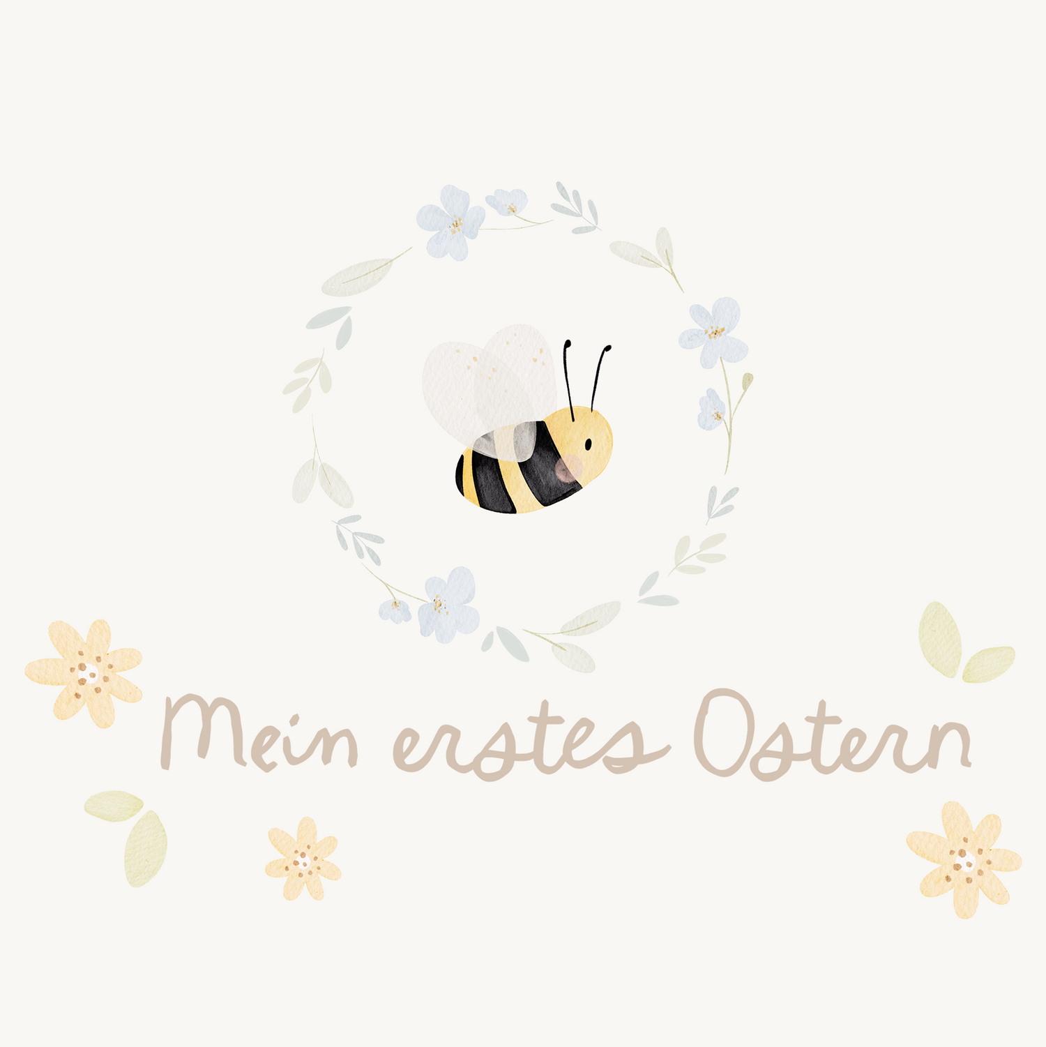 Hej Hanni Bügelbild Frühling Mein erstes Ostern