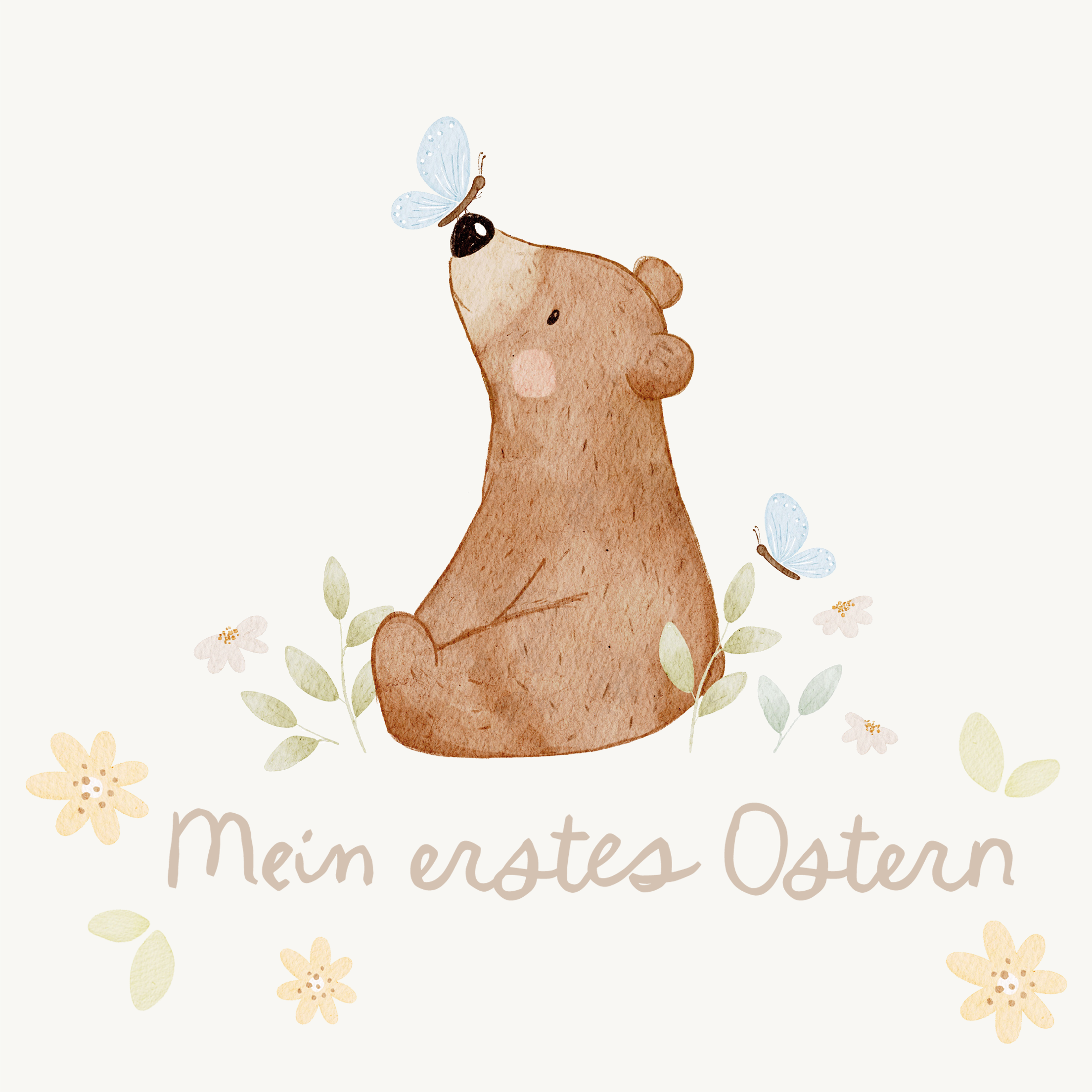 Hej Hanni Bügelbild Frühling Mein erstes Ostern