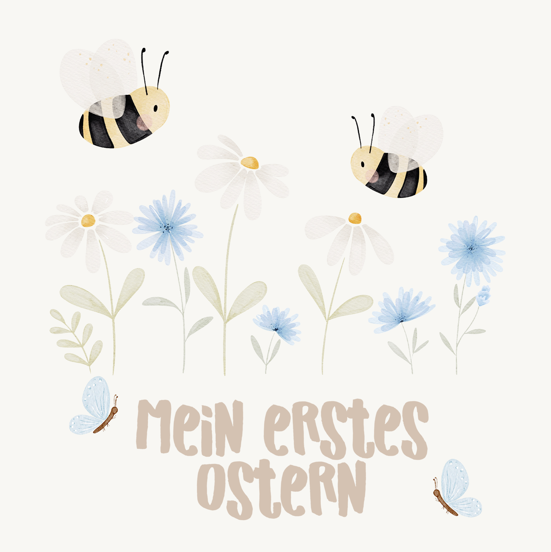 Hej Hanni Bügelbild Frühling Mein erstes Ostern