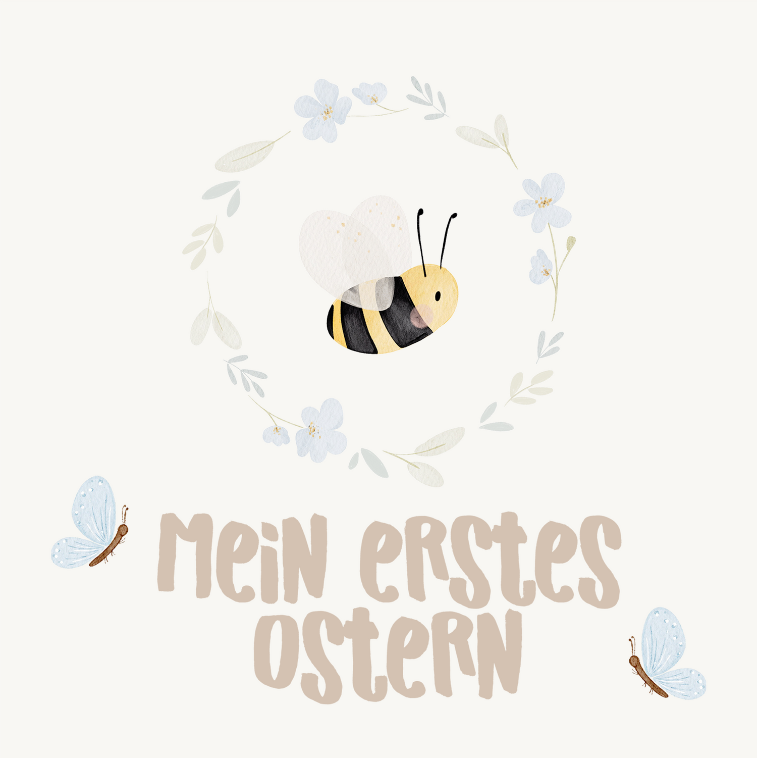 Hej Hanni Bügelbild Frühling Mein erstes Ostern