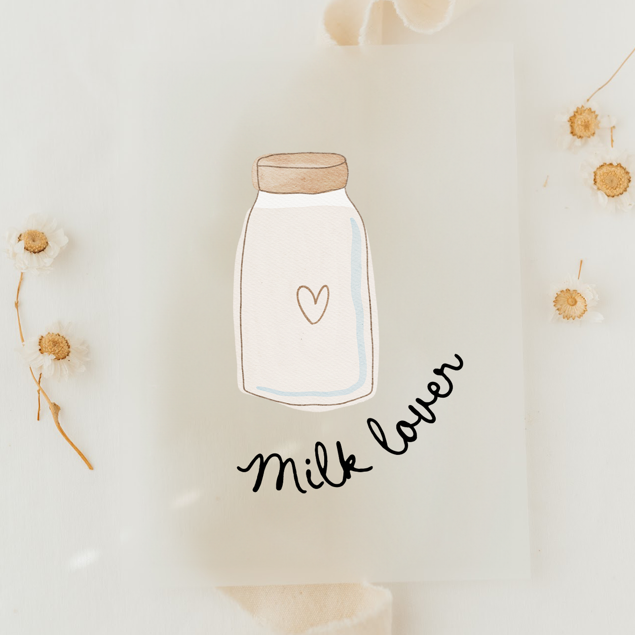 Hej Hanni Bügelbild Mini - Milklover