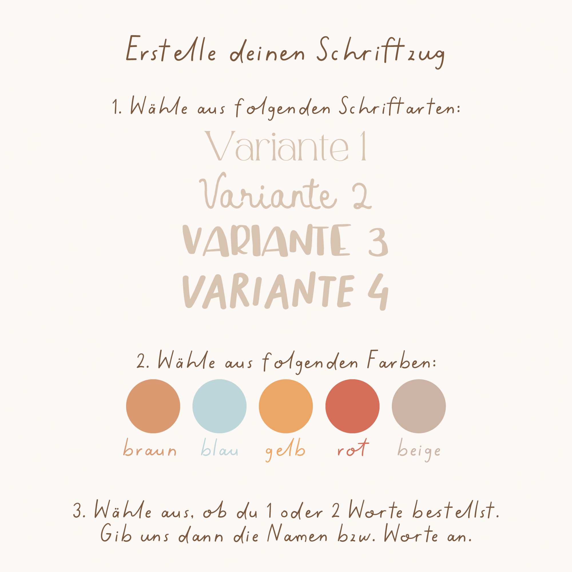 Hej Hanni Bügelbild Name