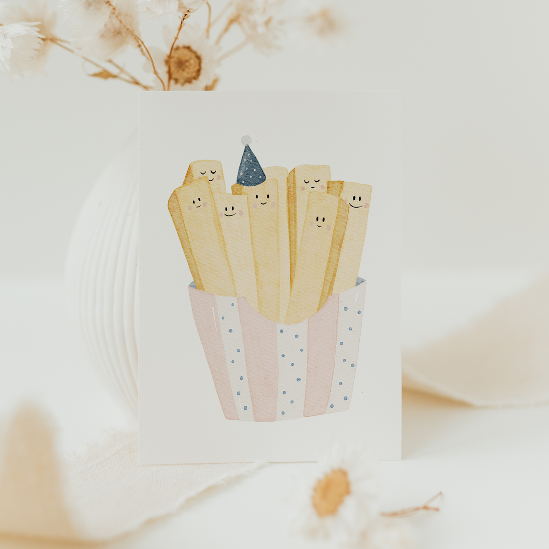 Hej Hanni Minikarte Pommesparty A7