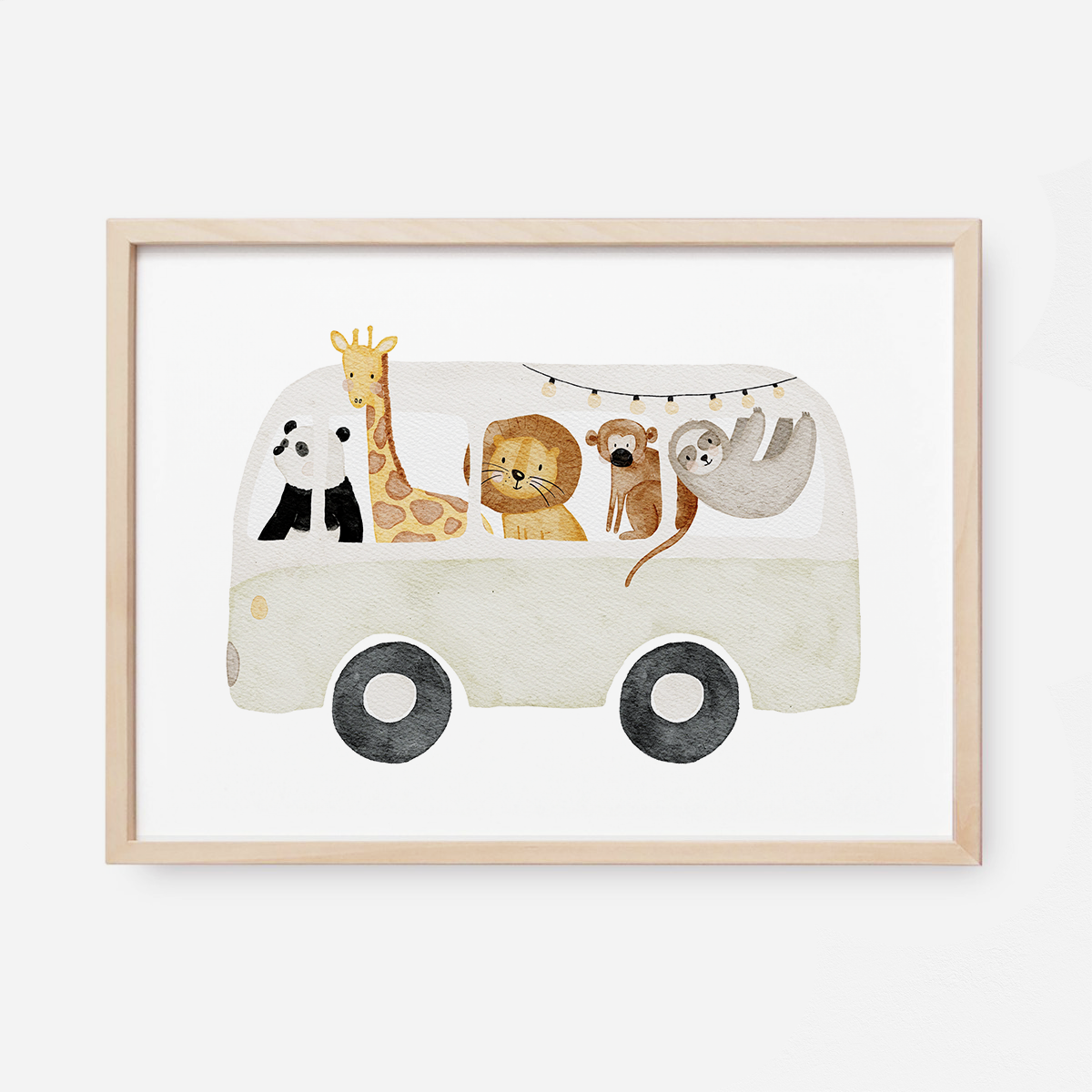 Kinderposter Safaribus