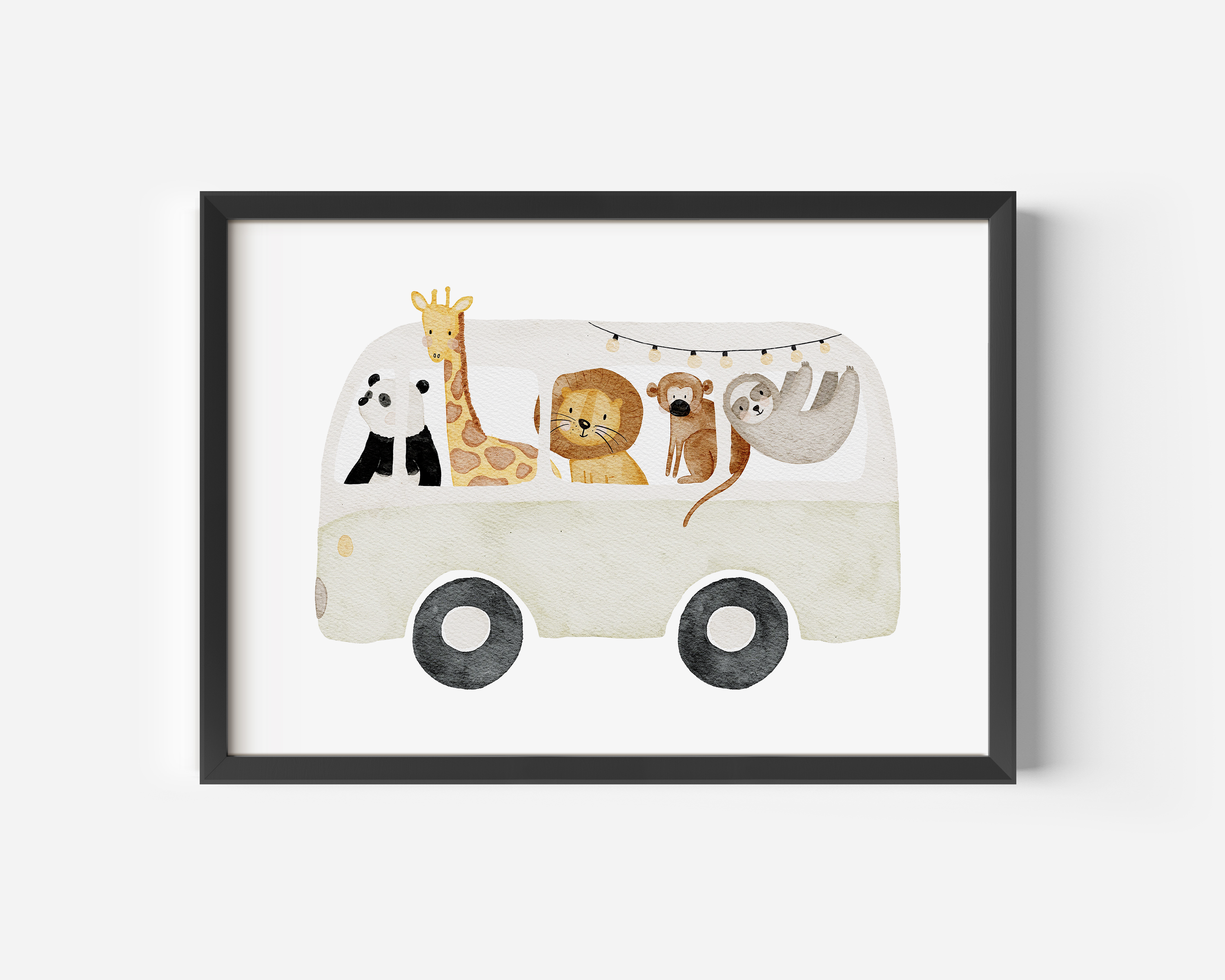 Kinderposter Safaribus